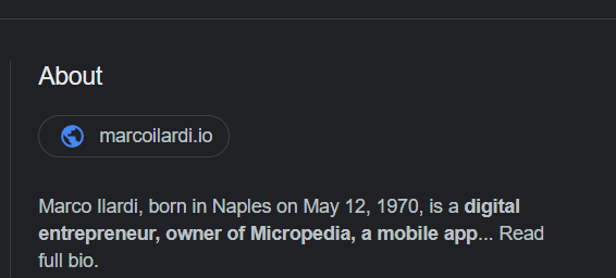 knowledge panel,knowledge graph,knowledge vault,pannello di conoscenza,scheda informativa