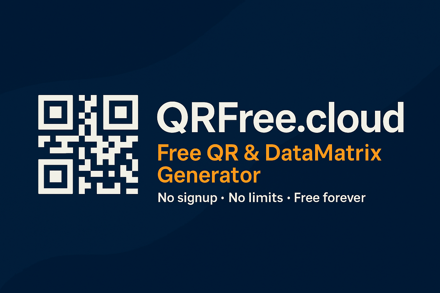 qr free qr code and datamatrix generator