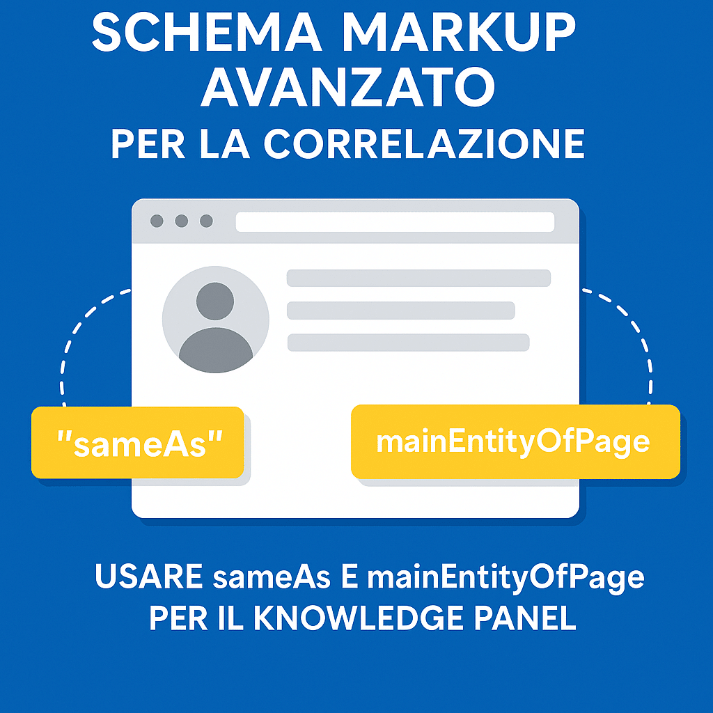 schema markup sameas mainentityofpage knowledge panel